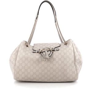 ❤️Emily Flap Large Leather Bag Guccissima